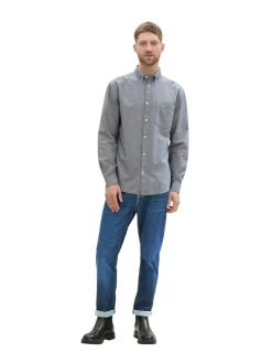 Tom Tailor Hemden|Big Boys*Regular Fit Hemd mit Brusttasche navy chambray