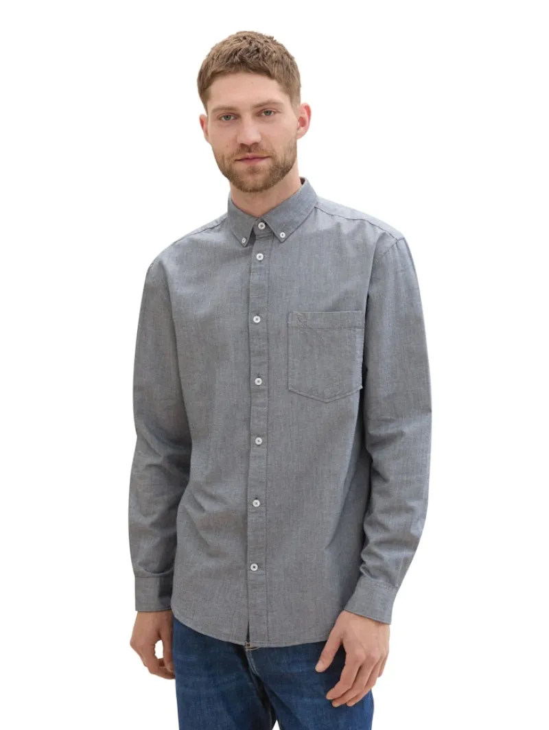 Tom Tailor Hemden|Big Boys*Regular Fit Hemd mit Brusttasche navy chambray