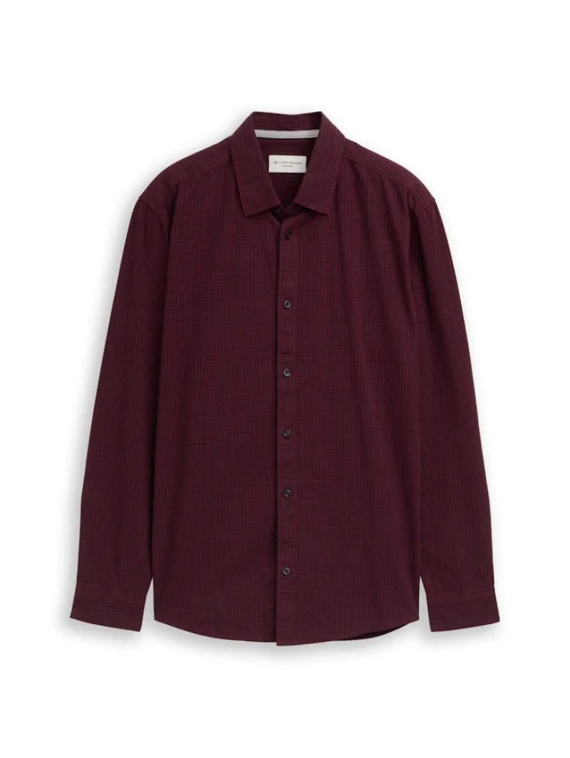 Tom Tailor Hemden|Big Boys*Regular Fit Hemd mit Karomuster red vichy check