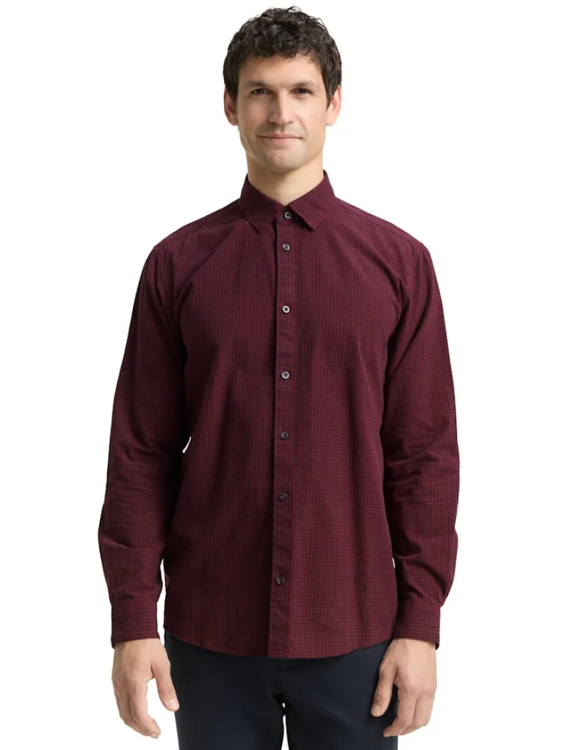 Tom Tailor Hemden|Big Boys*Regular Fit Hemd mit Karomuster red vichy check