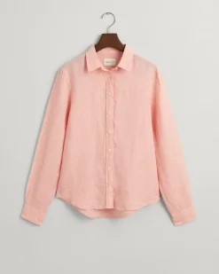 Gant Blusen*Regular Fit Leinen Chambray Bluse peachy pink