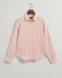 Gant Blusen*Regular Fit Leinen Chambray Bluse guava orange