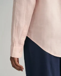 Gant Blusen*Regular Fit Leinen Chambray Bluse guava orange
