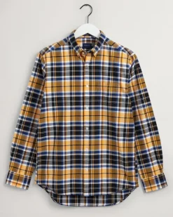 Gant Shirts|Big Boys*Regular Fit Oxford-Hemd mit Karomuster Black