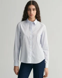 Gant Blusen*Regular Fit Popeline Bluse mit Vichy-Karo Light Blue