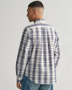 Gant Hemden|Big Boys*Regular Fit Popeline Karohemd eggshell