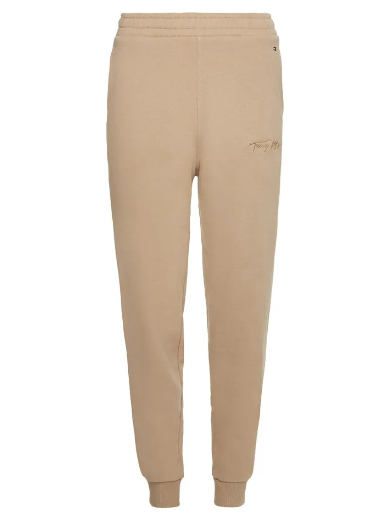Tommy Hilfiger Hosen*REGULAR SCRIPT SWEATPANTS Beige