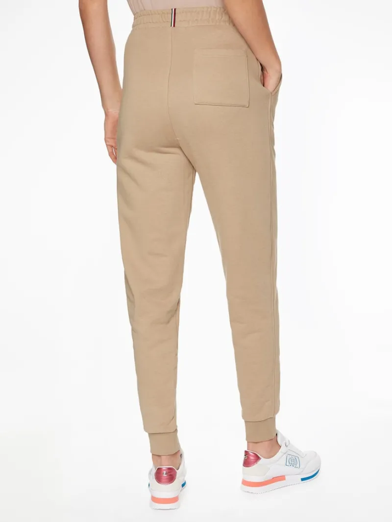 Tommy Hilfiger Hosen*REGULAR SCRIPT SWEATPANTS Beige