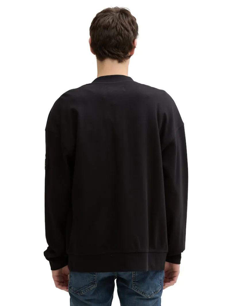 Tom Tailor Denim Pullover & Sweatshirts*Relaxed Fit Bomberjacke Black