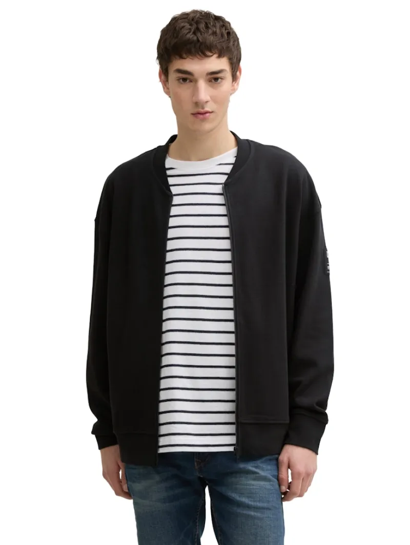 Tom Tailor Denim Pullover & Sweatshirts*Relaxed Fit Bomberjacke Black