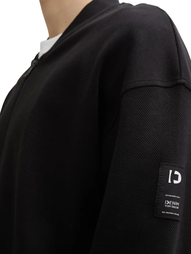 Tom Tailor Denim Pullover & Sweatshirts*Relaxed Fit Bomberjacke Black