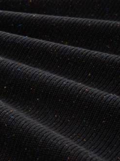 Tom Tailor Denim Pullover & Sweatshirts*Relaxed Fit Pullover aus Baumwolle black multicolor neps