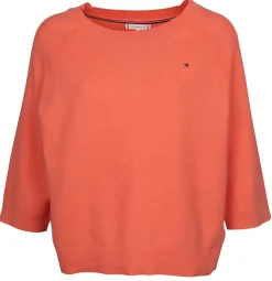 Tommy Hilfiger Pullover & Sweatshirts*Relaxed Fit Pullover mit U-Boot-Ausschnitt Coral Blossom