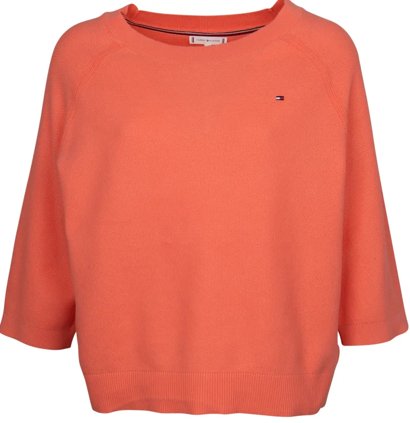 Tommy Hilfiger Pullover & Sweatshirts*Relaxed Fit Pullover mit U-Boot-Ausschnitt Coral Blossom