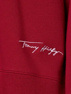 Tommy Hilfiger Pullover & Sweatshirts*RELAXED SCRIPT OPEN-NK raspberry juice