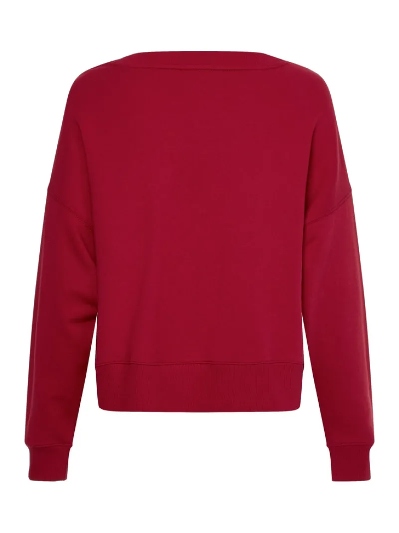 Tommy Hilfiger Pullover & Sweatshirts*RELAXED SCRIPT OPEN-NK raspberry juice