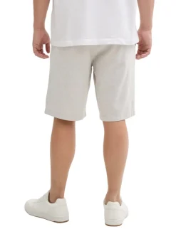 Tom Tailor Denim Shorts*Relaxed Shorts mit Leinenanteil beige abbey stone chambray