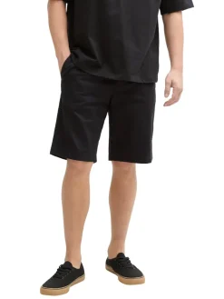 Tom Tailor Denim Shorts*Relaxed Shorts mit Leinenanteil Black