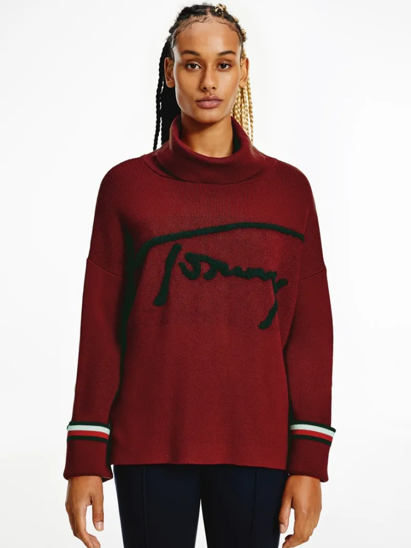 Tommy Hilfiger Pullover & Sweatshirts*Relaxed Sweater regatta red