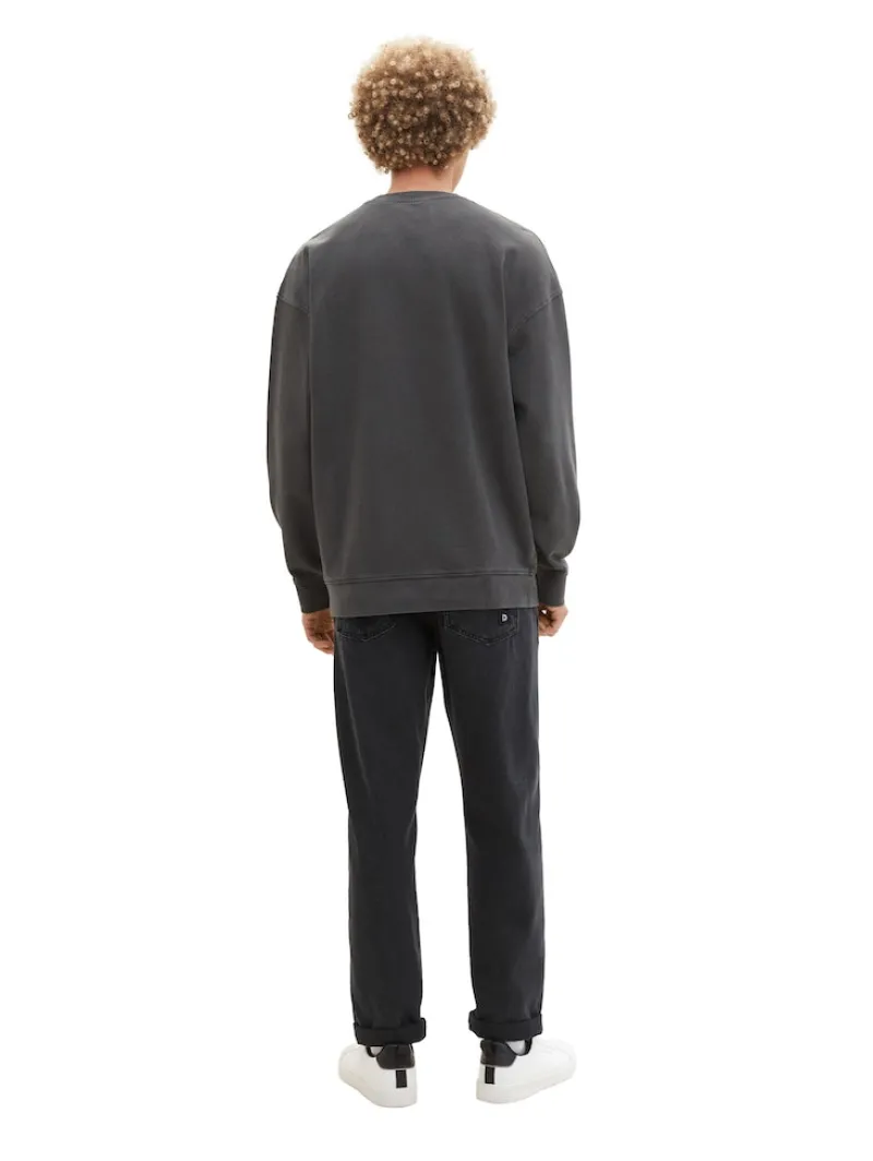 Tom Tailor Denim Pullover & Sweatshirts*Relaxed Sweatshirt Washed Black