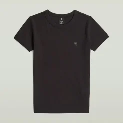 G-star Raw Shirts*Rib cap sleeve wmn dk black