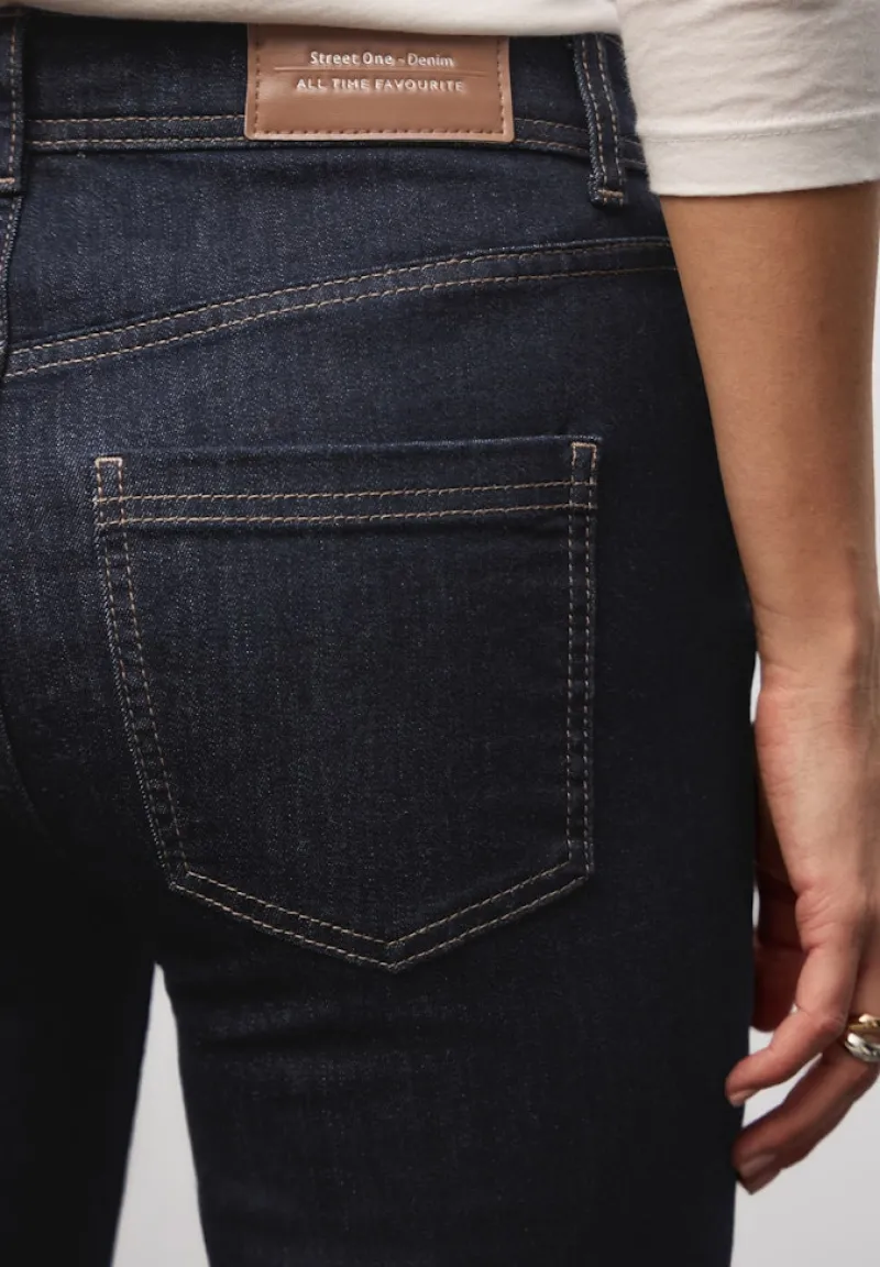 Street One Jeans*Rinsed Bootcut Jeans rinsed dark blue