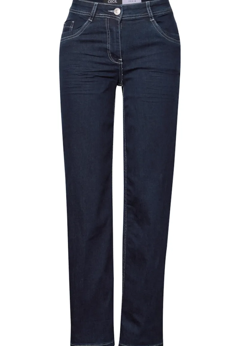 Cecil Jeans*Rinsed Straight Leg Jeans rinsed wash