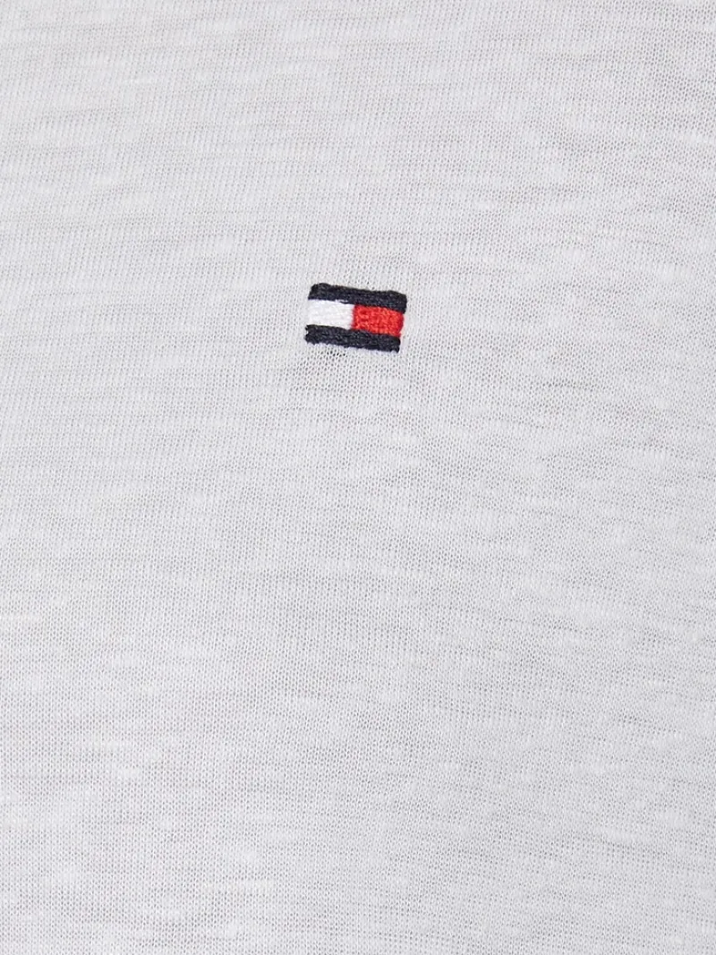 Tommy Hilfiger Shirts*RLX LINEN LYOCELL C-NK TOP SS white