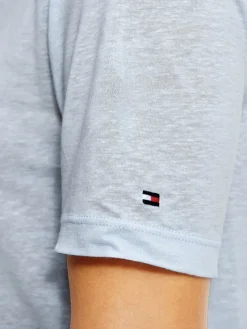 Tommy Hilfiger Shirts*RLX LINEN LYOCELL SCOOP-NK TOP breezy blue