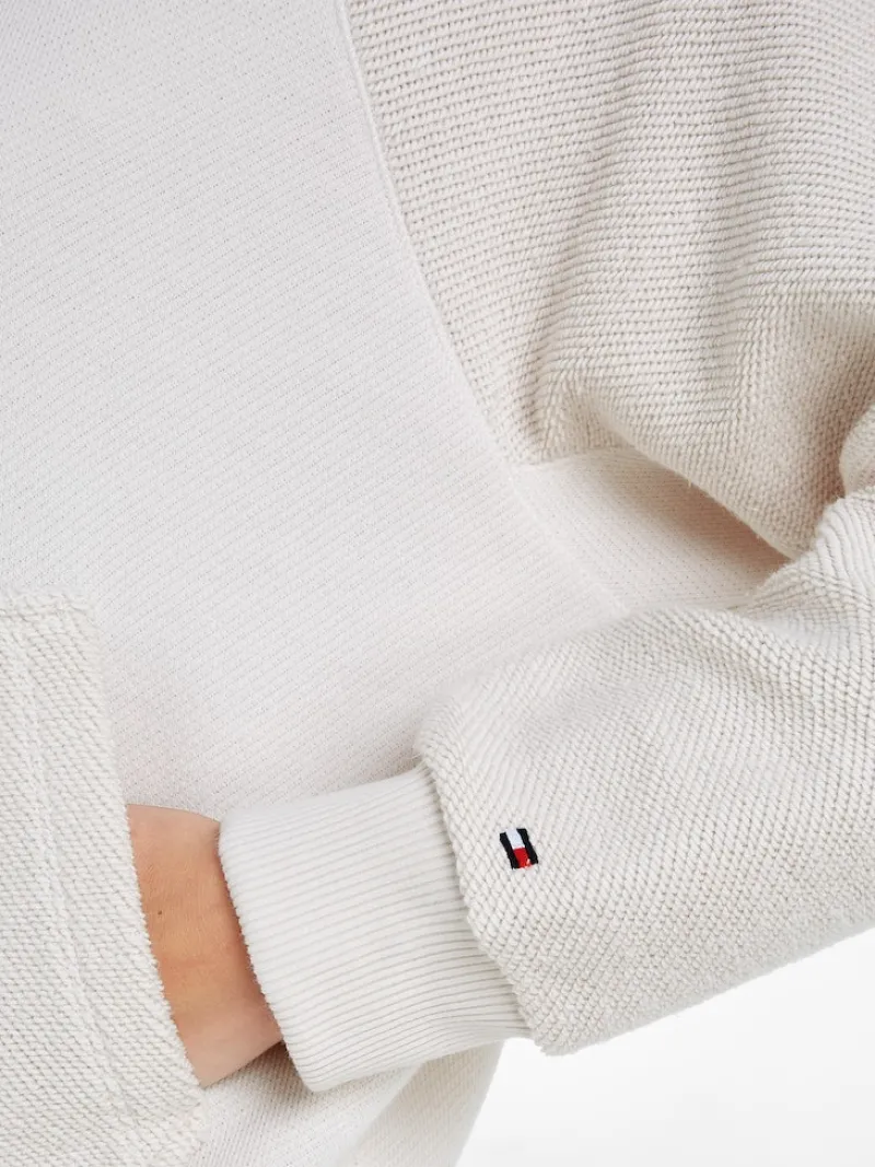 Tommy Hilfiger Pullover & Sweatshirts*RLX TEXTURE PATCH RAGLAN SWTSHRT weathered white