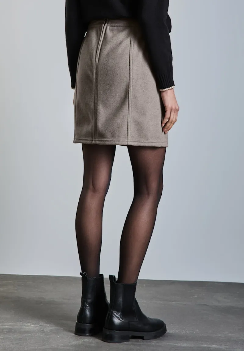 Street One Röcke*Rock in Woll-Optik breezy beige mel.