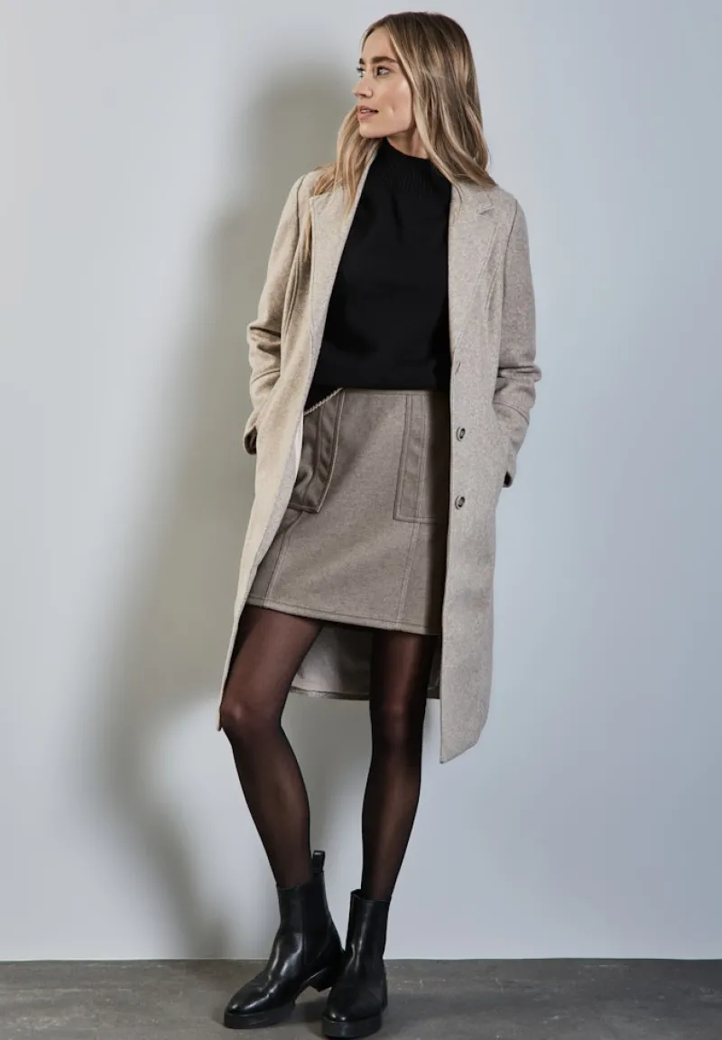 Street One Röcke*Rock in Woll-Optik breezy beige mel.
