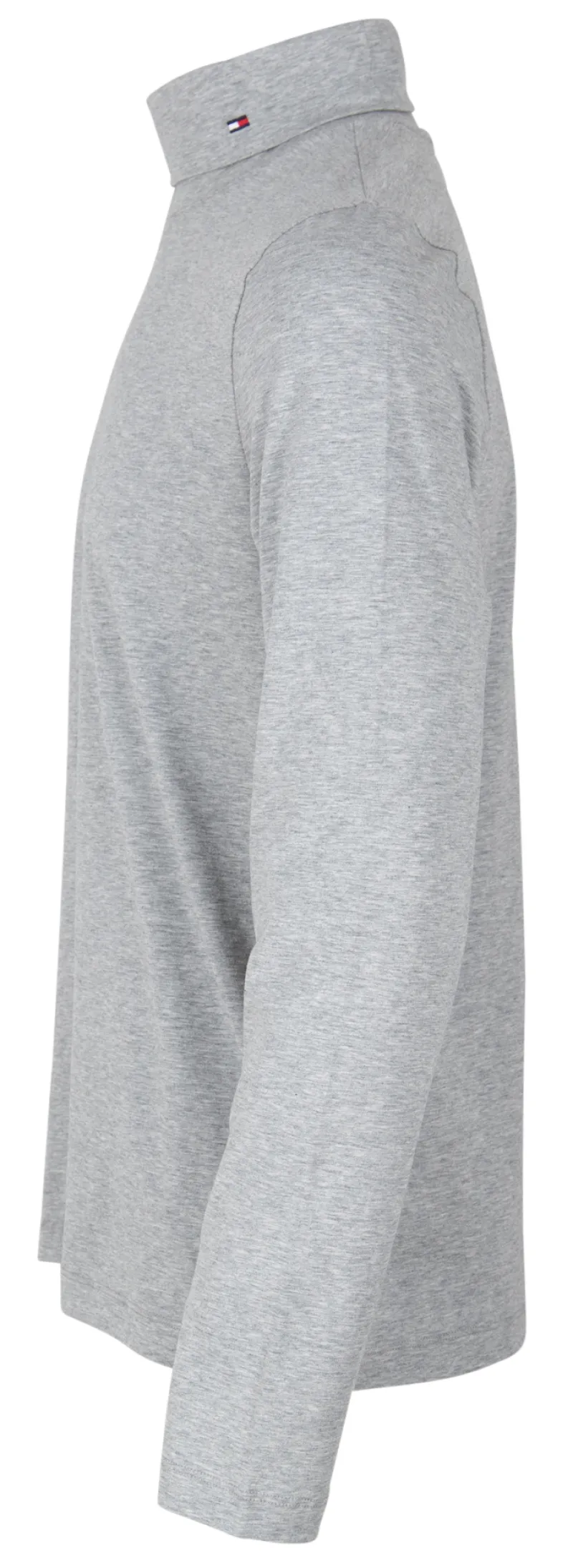 Tommy Hilfiger Shirts*ROLL NECK LONG SLEEVE TEE light grey heather