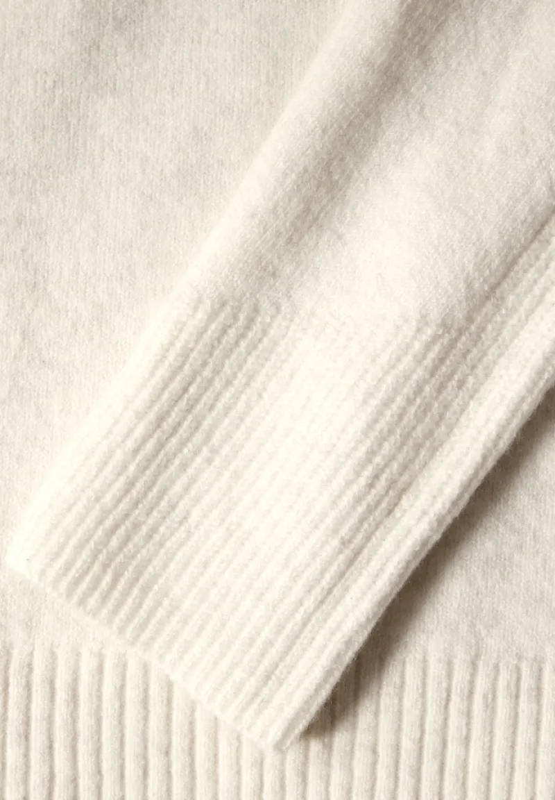 Cecil Pullover & Sweatshirts*Rollkragenpullover birch white melange