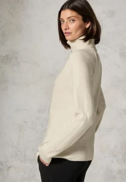 Cecil Pullover & Sweatshirts*Rollkragenpullover birch white melange