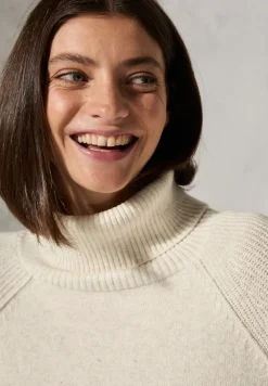 Cecil Pullover & Sweatshirts*Rollkragenpullover birch white melange