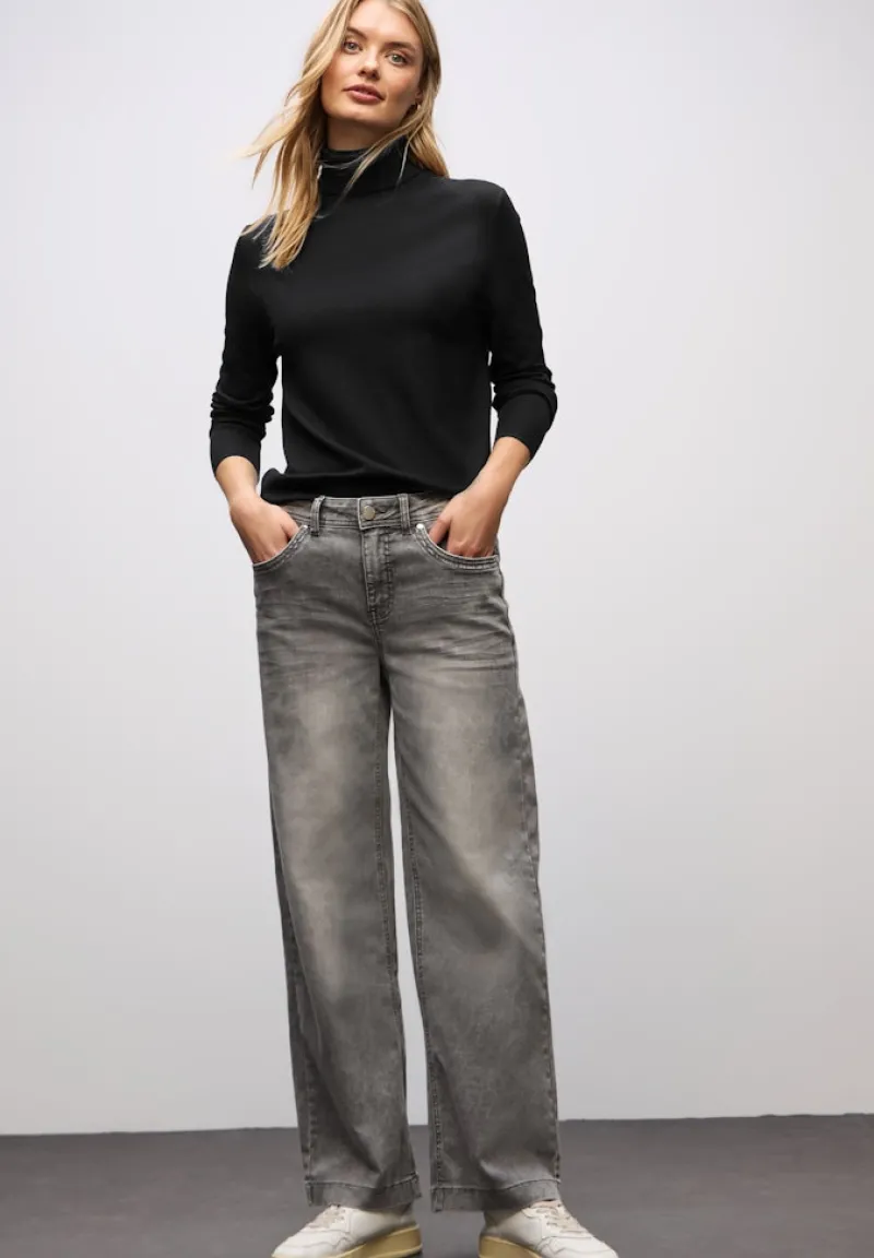 Street One Pullover & Sweatshirts*Rollkragenpullover Black