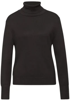 Street One Pullover & Sweatshirts*Rollkragenpullover darkest brown