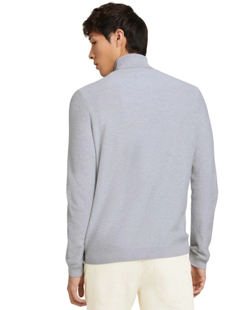 Tom Tailor Denim Pullover & Sweatshirts*Rollkragenpullover light stone grey melange