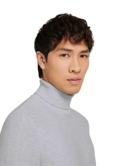Tom Tailor Denim Pullover & Sweatshirts*Rollkragenpullover light stone grey melange