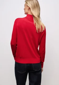 Street One Pullover & Sweatshirts*Rollkragenpullover Racing Red