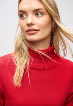 Street One Pullover & Sweatshirts*Rollkragenpullover Racing Red