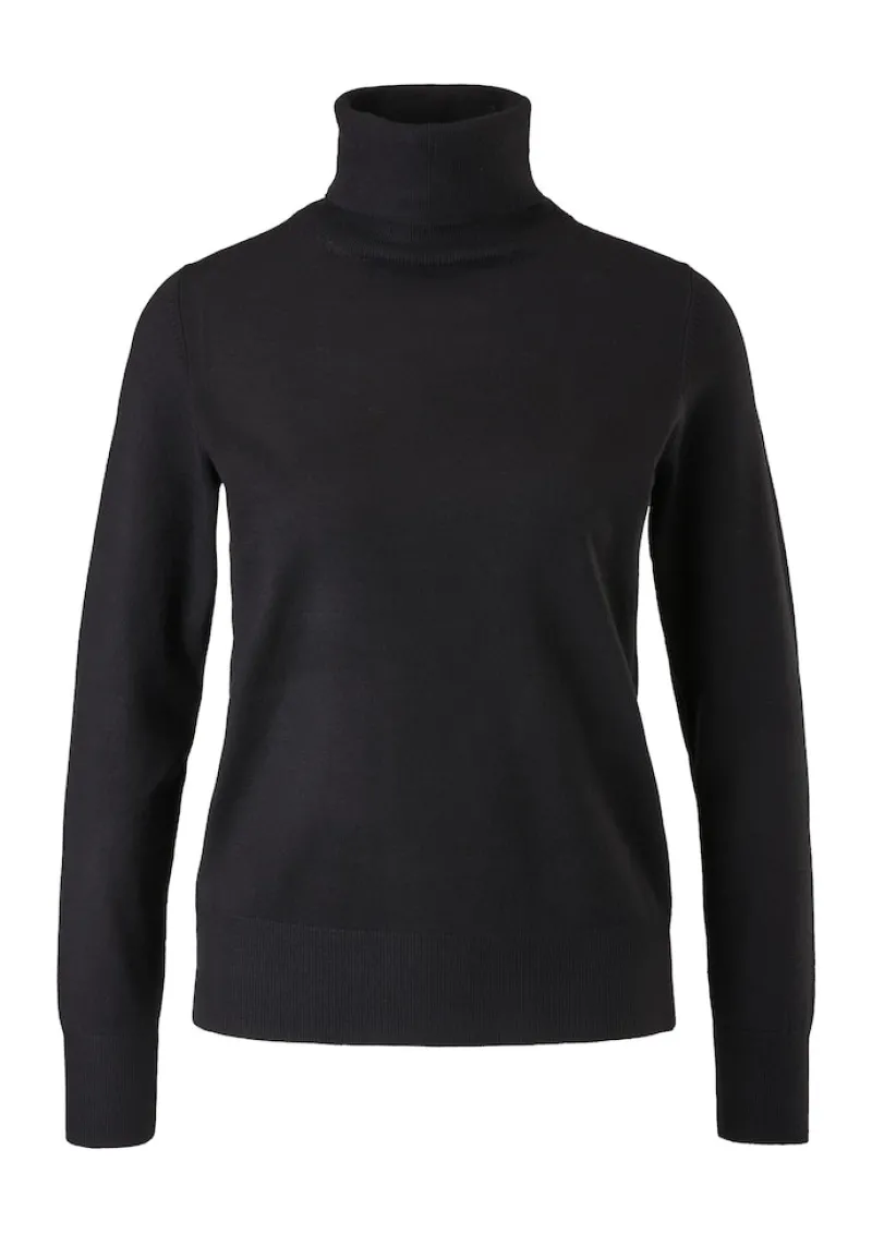 s.Oliver Pullover & Sweatshirts*Rollkragenpullover Schwarz