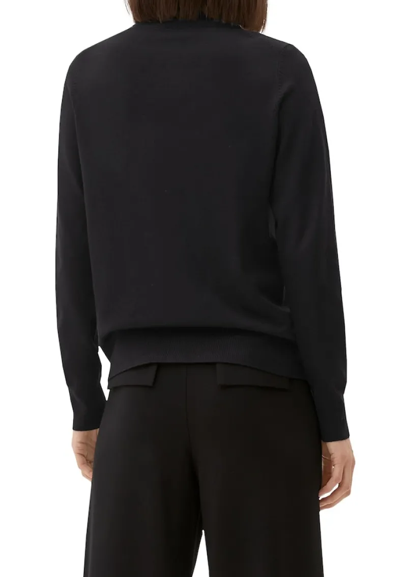s.Oliver Pullover & Sweatshirts*Rollkragenpullover Schwarz
