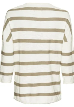 Camel Active Pullover & Sweatshirts*Rundhals Pullover aus Baumwolle dark straw fantasy