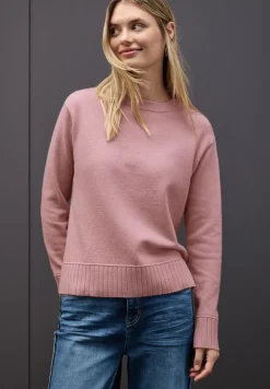 Street One Pullover & Sweatshirts*Rundhals Pullover powder pink mel.