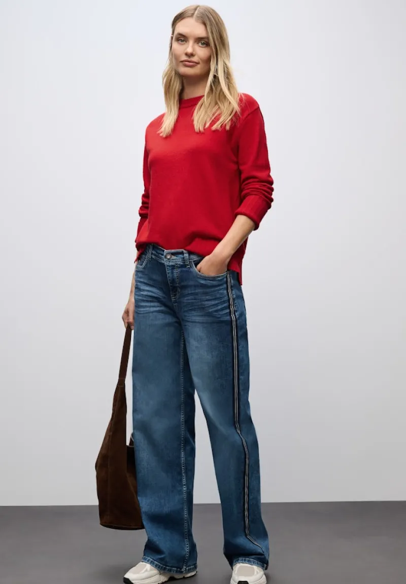 Street One Pullover & Sweatshirts*Rundhals Pullover Racing Red