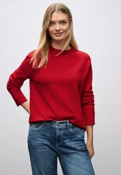 Street One Pullover & Sweatshirts*Rundhals Pullover Racing Red