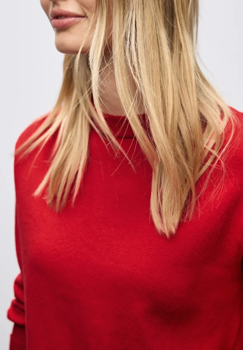 Street One Pullover & Sweatshirts*Rundhals Pullover Racing Red