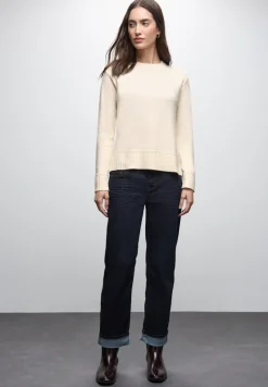 Street One Pullover & Sweatshirts*Rundhals Pullover soft beige